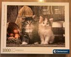 Puzzel 1000st poezen Clementoli, Hobby en Vrije tijd, Denksport en Puzzels, Ophalen, 500 t/m 1500 stukjes, Zo goed als nieuw