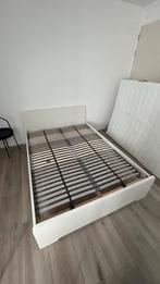IKEA Malm bed 140x200, Gebruikt, 140 cm, Wit, Hout