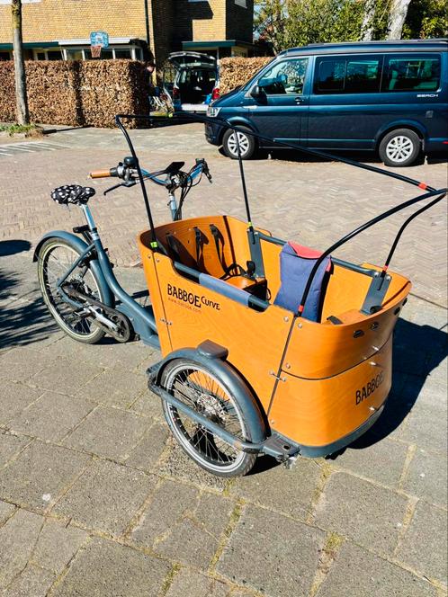 Babboe Curve-E GOEDGEKEURD, Fietsen en Brommers, Fietsen | Bakfietsen, Zo goed als nieuw, Overige merken, 4 kinderen of meer, Elektrisch