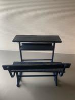Vintage schoolbankje, Ophalen, Gebruikt, Tafel(s) en Stoel(en)
