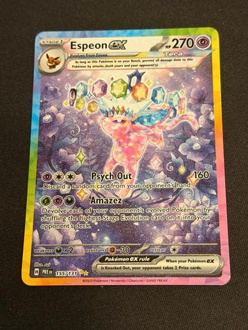 Espeon ex 155/131 (Set: Prismatic Evolutions) beschikbaar voor biedingen