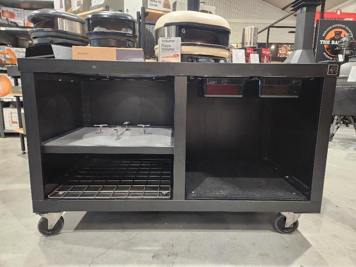 Roostr Rubix Duo Buitenkeuken BBQ Tafel Kamado Tafel, Tuin en Terras, Buitenkeukens, Zo goed als nieuw, Houtskool, Vrijstaand