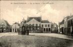 Sint-Maartensdijk - Markt - Stadhuis, Verzamelen, Ansichtkaarten | Nederland, Ophalen of Verzenden, Voor 1920, Gelopen, Zeeland