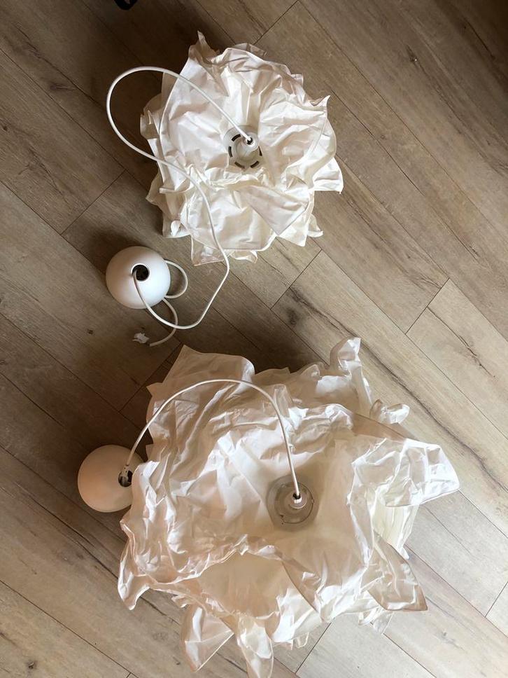 Krusning Hanglampen IKEA incl. Lampen, Huis en Inrichting, Lampen | Hanglampen, Zo goed als nieuw, Minder dan 50 cm, Stof, Ophalen