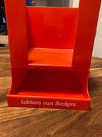Vintage "Lekkers van Beckers" Display voor servetten, Verzamelen, Ophalen of Verzenden, Gebruikt, Gebruiksvoorwerp