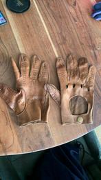 Vintage lederen autorij handschoenen, Gebruikt, Ophalen of Verzenden