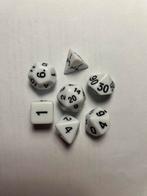 Dobbelstenen Set Wit, Onbekend, Ophalen of Verzenden, Zo goed als nieuw, Reisspel