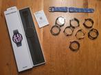 Sansung Watch 6 40 mm Inclusief diverse accessoires, Zwart, Ophalen of Verzenden, Zo goed als nieuw, Samsung