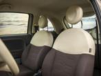 Fiat 500 0.9 TwinAir Turbo Cappuccino NL auto., Auto's, Fiat, Voorwielaandrijving, Gebruikt, Euro 6, Leder en Stof