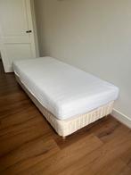 Boxspring bed met matras eenpersoons, Huis en Inrichting, Slaapkamer | Matrassen en Bedbodems, 90 cm, Eenpersoons, Zo goed als nieuw