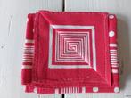 Oude, boerenzakdoek rood/wit - Spakenburg, initiaal, stip, Ophalen of Verzenden