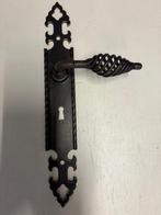 5 paar deurkrukken met langschilden, Doe-het-zelf en Verbouw, Hang- en Sluitwerk, Ophalen of Verzenden, Gebruikt, IJzer, Klink of Kruk