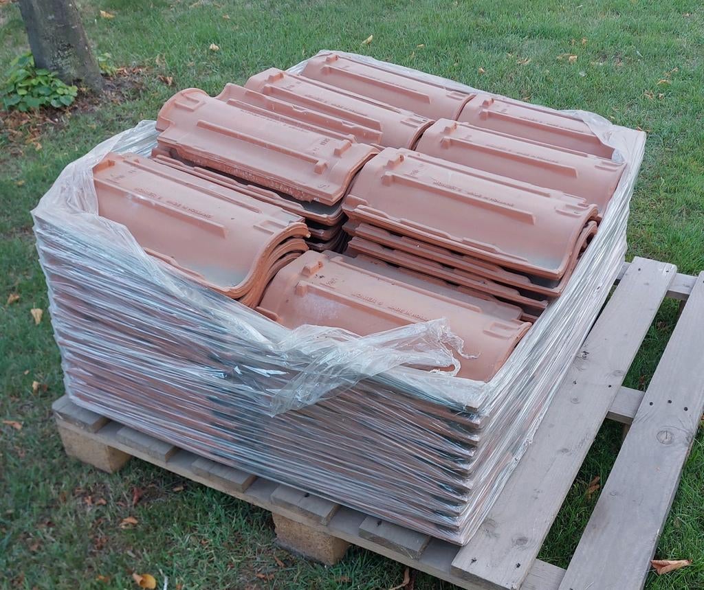 Gebruikte Dakpannen - Steen/Klei - Rode Kleur, Ophalen, Gebruikt, Steen of Klei, 15 m² of meer