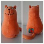 Rode kater knuffel poes kat Jan jans  c.a. 15 cm, Ophalen of Verzenden, Gebruikt, Poes