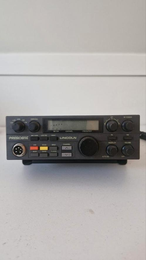 President Lincoln CB Radio met microfoon en voeding, Telecommunicatie, Zenders en Ontvangers, Gebruikt, Ophalen