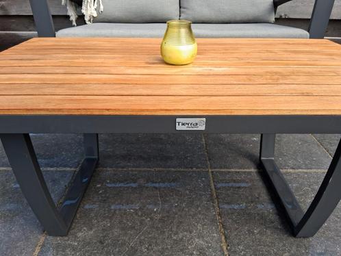 Tierra Outdoor lounge tafel te koop., Tuin en Terras, Tuintafels, Zo goed als nieuw, Rechthoekig, Aluminium, Ophalen