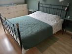 Tweepersoonsbed, Ophalen, Gebruikt, Zwart, Tweepersoons
