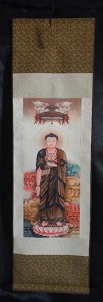 Chinese zijden rol - Buddha - Giclee, Antiek en Kunst, Kunst | Litho's en Zeefdrukken, Ophalen of Verzenden