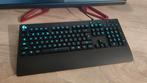 Toetsenbord Logitech gaming met RGB, Computers en Software, Toetsenborden, Ophalen of Verzenden, Zo goed als nieuw, Logitec, Gaming toetsenbord