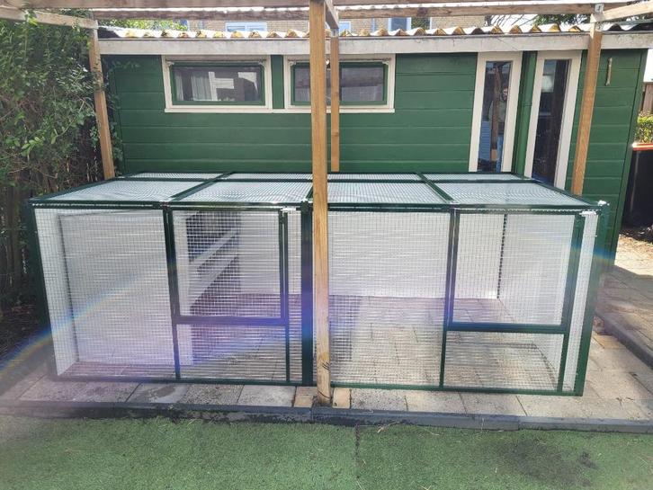 Stevige ren, gaas is marter/roofdier proef, Dieren en Toebehoren, Knaagdieren en Konijnen | Hokken en Kooien, Nieuw, Ren, 90 cm of meer