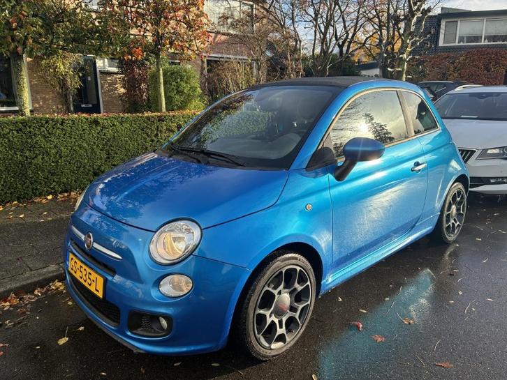 Fiat 500 C 0.9 TwinAir Turbo 500S Cabrio/Nav./Bluetooth/PDC, Auto's, Fiat, Particulier, 500C, ABS, Adaptieve lichten, Airbags