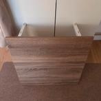 Klaptafel voor wandmontage houtlook 66x66cm, Ophalen, Eikenhout, 50 tot 100 cm, Vierkant