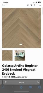 Restpartij visgraat gelasta artline register 2401 33m2, Ophalen, Nieuw, 25 tot 50 m², Laminaat