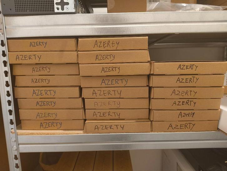 Meerdere stuks HP toetsenborden AZERTY, Computers en Software, Toetsenborden, Nieuw, Azerty, Bedraad, Ophalen