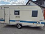 Adria 432 PX Exclusive,Fransbed,Voortent,Luifel, Caravans en Kamperen, Caravans, Standaardzit, Omvormbare zithoek, Kachel, Bedrijf