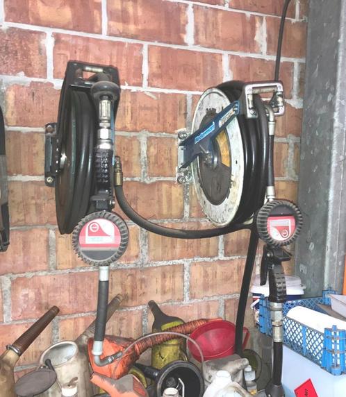 Olievulhaspel / oliedispenser ALFA gebruikt., Auto diversen, Autogereedschap, Gebruikt, Ophalen