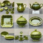 17-delig Niderviller servies, groen aardewerk, jaren '50/'60, Ophalen of Verzenden