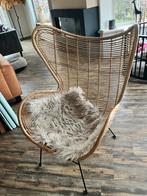 HK Living Stoel - Rotan Design, Huis en Inrichting, Stoelen, Ophalen, Bruin, Riet of Rotan, Zo goed als nieuw