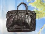 zwarte leren business tas coach uit 2010, Ophalen of Verzenden, Gebruikt, Zwart, Handtas