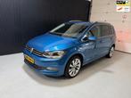 Volkswagen Touran 1.6 TDI SCR Highline 7p dsg, Auto's, Volkswagen, Gebruikt, Blauw, 7 stoelen, Origineel Nederlands
