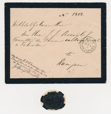 Envelop Dienst Koninklijk Huis 1879 - vanwege Prins Hendrik beschikbaar voor biedingen