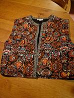 DOORGESTIKTE FANTASIE PRINT BODYWARMER MAAT M/L COTTON CLUB, Kleding | Dames, Ophalen of Verzenden, Zo goed als nieuw, Maat 38/40 (M)