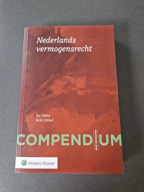 Compendium Nederlands Vermogensrecht -Jac Heima /M.M.Holthof, Boeken, Studieboeken en Cursussen, Zo goed als nieuw, WO, Alpha