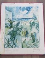 Oude plaat Visioen van Petrus 63x75cm, Ophalen of Verzenden