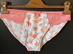 NIEUW slip oranje met bloemen maat M, Verzenden, Oranje, Slip