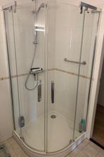 Mooie halfronde HUPPE douchecabine. In goede staat., Ophalen, Gebruikt, Met douche