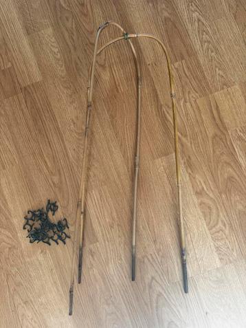 Plantensteun bamboe met clips beschikbaar voor biedingen