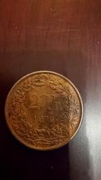 2 Frank Zwitserland 1976, Postzegels en Munten, Ophalen of Verzenden, Frankrijk, Losse munt