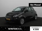 Fiat 500e 42 kWh | Lederen bekleding |, Auto's, Stof, 4 stoelen, Zwart, Origineel Nederlands