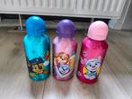 Paw Patrol aluminium drinkflessen en frozen broodtrommel, Ophalen, Zo goed als nieuw