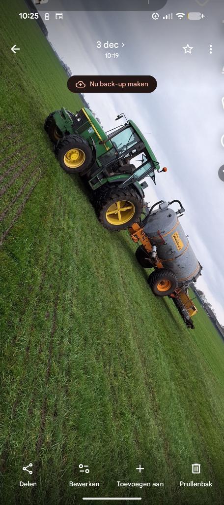 Mesttank Veenhuis 5800 l met 3 m schijvenbemesterbemester!, Diversen, Overige Diversen, Gebruikt, Ophalen