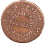 HUIS TEN BOSCH   NEERLANDS ROUWDAG  III - JUNI - 1877, Postzegels en Munten, Penningen en Medailles, Verzenden, Overige materialen