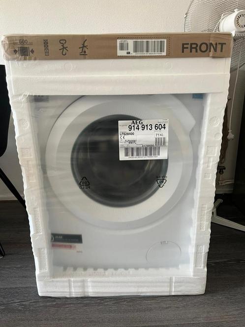 Nieuwe AEG wasmachine (model LF628400) – nooit gebruikt, Witgoed en Apparatuur, Wasdrogers, Nieuw, Overige typen, 85 tot 90 cm