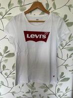 Levi's wit t-shirt met rode opdruk large 40, Levi's, Maat 42/44 (L), Ophalen of Verzenden, Wit