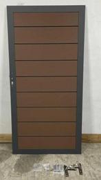 Tuinpoort Schuttingdeur tuindeur Composiet Antraciet  NIEUW, Ophalen, Minder dan 100 cm, Draaipoort, 150 tot 200 cm