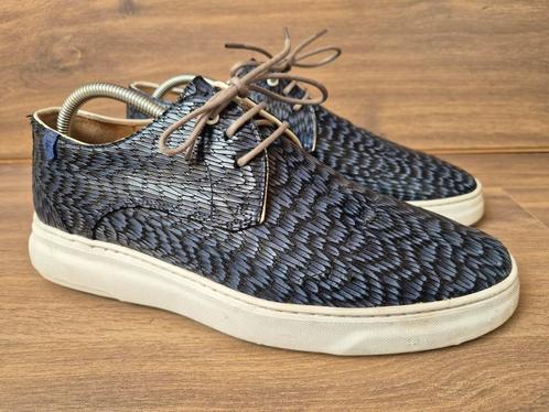 Floris van Bommel herenschoenen maat 43 / 9 nieuwstaat, Kleding | Heren, Schoenen, Zo goed als nieuw, Veterschoenen, Blauw, Ophalen of Verzenden
